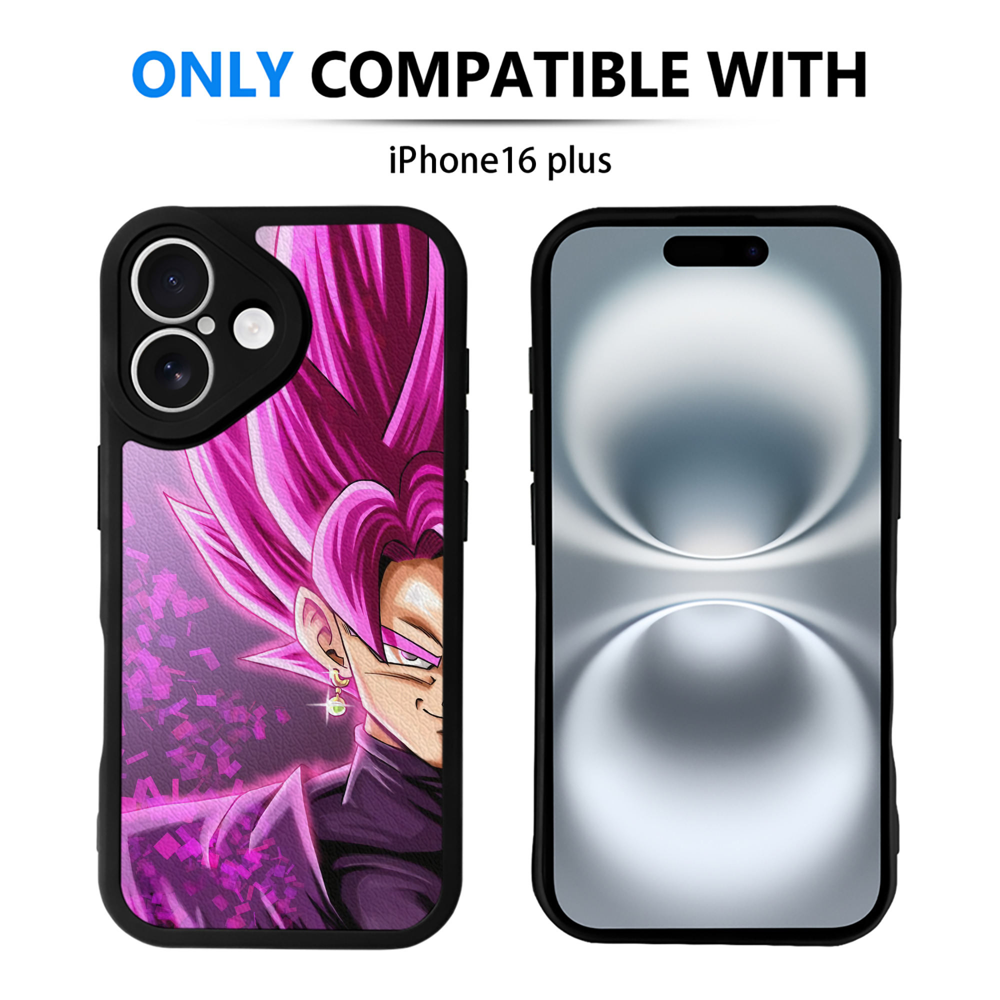 （画像用） ドラゴンボール DRAGON BALL 【iPhone 16シリーズ対応】シリコンスマホケース（レザー調） 材質：シリコン